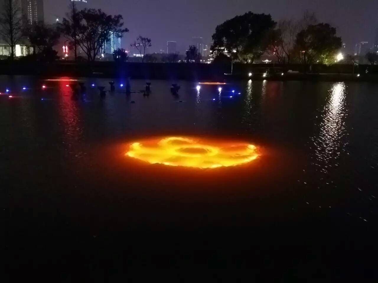 蓮花燈實(shí)際效果圖